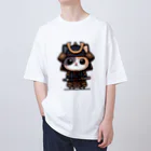 にゃんラボの武士にゃんこ２ オーバーサイズTシャツ