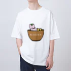 まんじゅうこわいのたにんどん オーバーサイズTシャツ