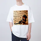 wankoyのダックスフンド家系図 Oversized T-Shirt