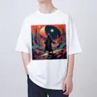 かるるんショップの旅人、今日も明日も明後日も？ Oversized T-Shirt