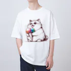 ねこったなぁのペロ助 Oversized T-Shirt