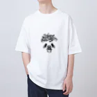 YA--MANのskull Art Oversized T-Shirt