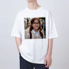 yuyuu_youtubeのメガネの少女 オーバーサイズTシャツ