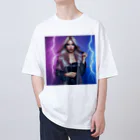 玉ねぎんのライジングガール Oversized T-Shirt