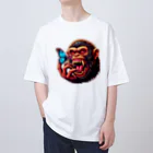 popotaro_のmonkey オーバーサイズTシャツ