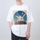 ピンクリボンのラビィ Oversized T-Shirt