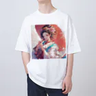 AQUAMETAVERSEの春風に舞う桜のような貴女 Marsa 106 Oversized T-Shirt