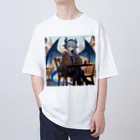 静寂工房の音の海のドラゴン（Sea Dragons） Oversized T-Shirt