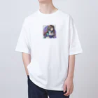 DIMDIMの脳内ショップのロングヘアーの女の子 Oversized T-Shirt