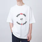 norimitu-の文字　2 オーバーサイズTシャツ