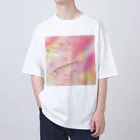 箏譜職人 織姫の箏譜「春が来た」イメージ画像（正方形） Oversized T-Shirt