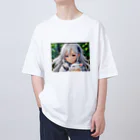 巫女スタぐらむのだっこされる神様 Oversized T-Shirt