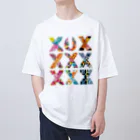 Chi3のxxxxxxxx カラフル・クロス：多様性の融合 Oversized T-Shirt