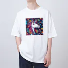 Liberaの夢叶うユニコーン2🦄 オーバーサイズTシャツ