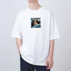 Kobayashi Kayoのドライブ中の猫 Oversized T-Shirt