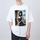 はぴはぴの少女の美しい日々よ オーバーサイズTシャツ