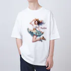 riopara0777のPOSITIVE GIRL Oversized T-Shirt