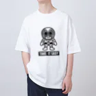 Robot_Pro-Wrestling_Dekinnokaのロボットプロレス　流血仮面 (Ryuketsu Kamen) オーバーサイズTシャツ