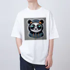 pandownloadのパーカーサングラスのワルパンダ？ Oversized T-Shirt