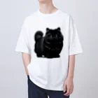 しょっぷトミィの黒猫 オーバーサイズTシャツ