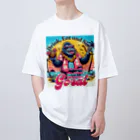 Donky Goriの南国ゴリラ オーバーサイズTシャツ