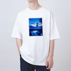 AQUAMETAVERSEの贅沢な夕暮れのひと時を貴女に　Hime  2530 Oversized T-Shirt