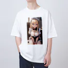 美少女学院の金髪美少女　七海ちゃんメイド Oversized T-Shirt