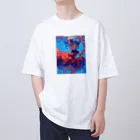 AQUAMETAVERSEの海の中の美ボディ　ラフルール　1859 Oversized T-Shirt