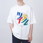 ぴのWORKSのツイテルローキョー（ロゴ） オーバーサイズTシャツ