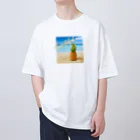 ぱいなっぷる王国のパイナップルシリーズ Oversized T-Shirt