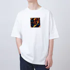 skapon256のフレイムテイル オーバーサイズTシャツ