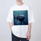 asuto_20のローポリ風マンボウ Oversized T-Shirt