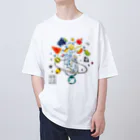 KILIKOStudiosの虹が出る東京切子　エメラルド Oversized T-Shirt