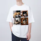 クリエイティブ　テトの猫 オーバーサイズTシャツ