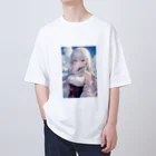 巫女スタぐらむの空が似合う美しい巫女 Oversized T-Shirt