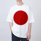 お絵かき屋さんの日本の国旗 Oversized T-Shirt