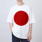 お絵かき屋さんの日本の国旗 オーバーサイズTシャツ