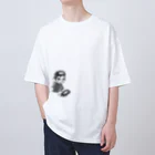 まぴこMAKERの妖怪シリーズ「河童」 Oversized T-Shirt