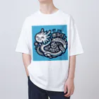 亀蘭タマムシの各国文字「平和」「幸福」 Oversized T-Shirt
