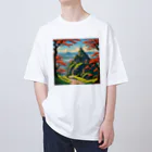 samenoa81の紅葉と景色のいい丘 Oversized T-Shirt