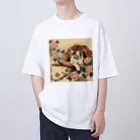 猫LOVE items Noahの猫LOVE items 鯖虎かくれんぼ Oversized T-Shirt