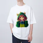 dramusumeのドラ娘！グリーン Oversized T-Shirt