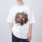 riotriffs_punksの花束 Oversized T-Shirt