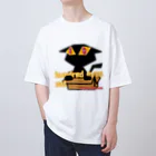 とあ の店の百目猫　待機 Oversized T-Shirt