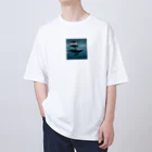 tozaki5573のクジラの親子 Oversized T-Shirt