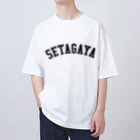 せたが屋さんの世田谷Tシャツ　ブラックロゴ(setagaya item) Oversized T-Shirt