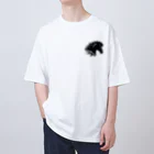 GDWEEDの黒い馬 オーバーサイズTシャツ