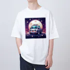 キャラクターズの可愛い車キャラクター Oversized T-Shirt