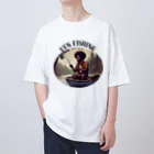 yukiyuki93のfishing lifeオリジナル Oversized T-Shirt