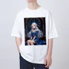 AI Fantasy Art ShopのPrincess transcends time② オーバーサイズTシャツ